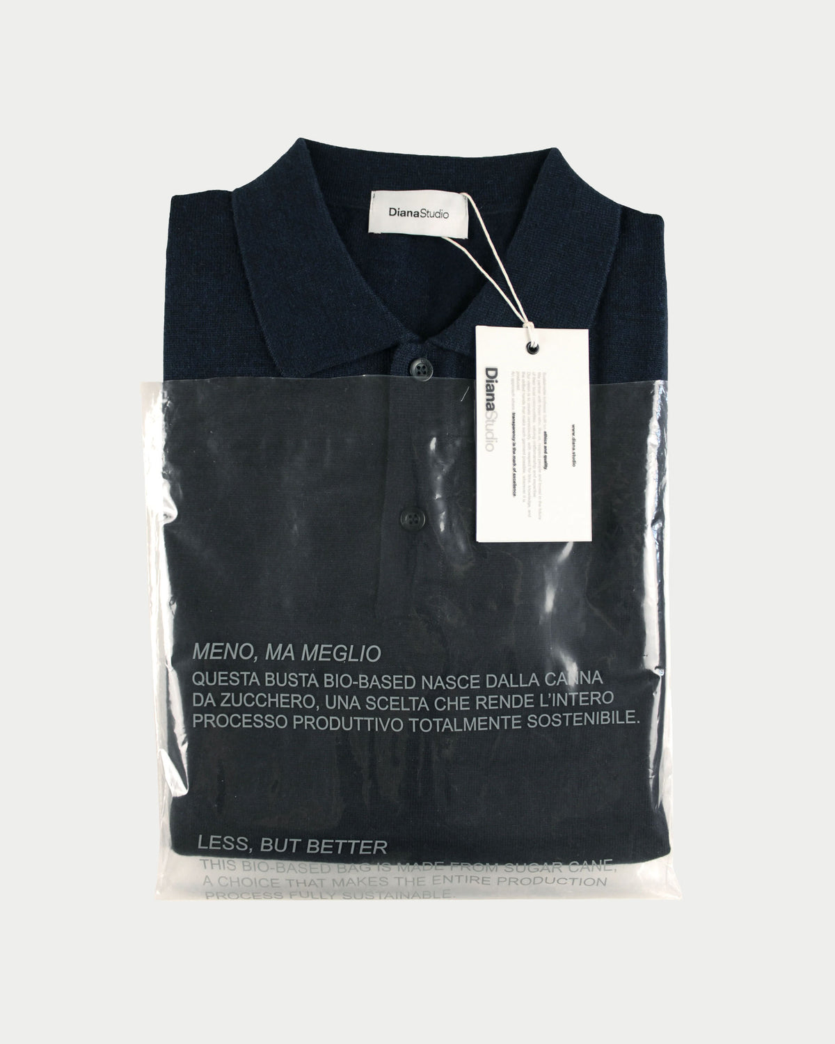 Maglia polo merino
