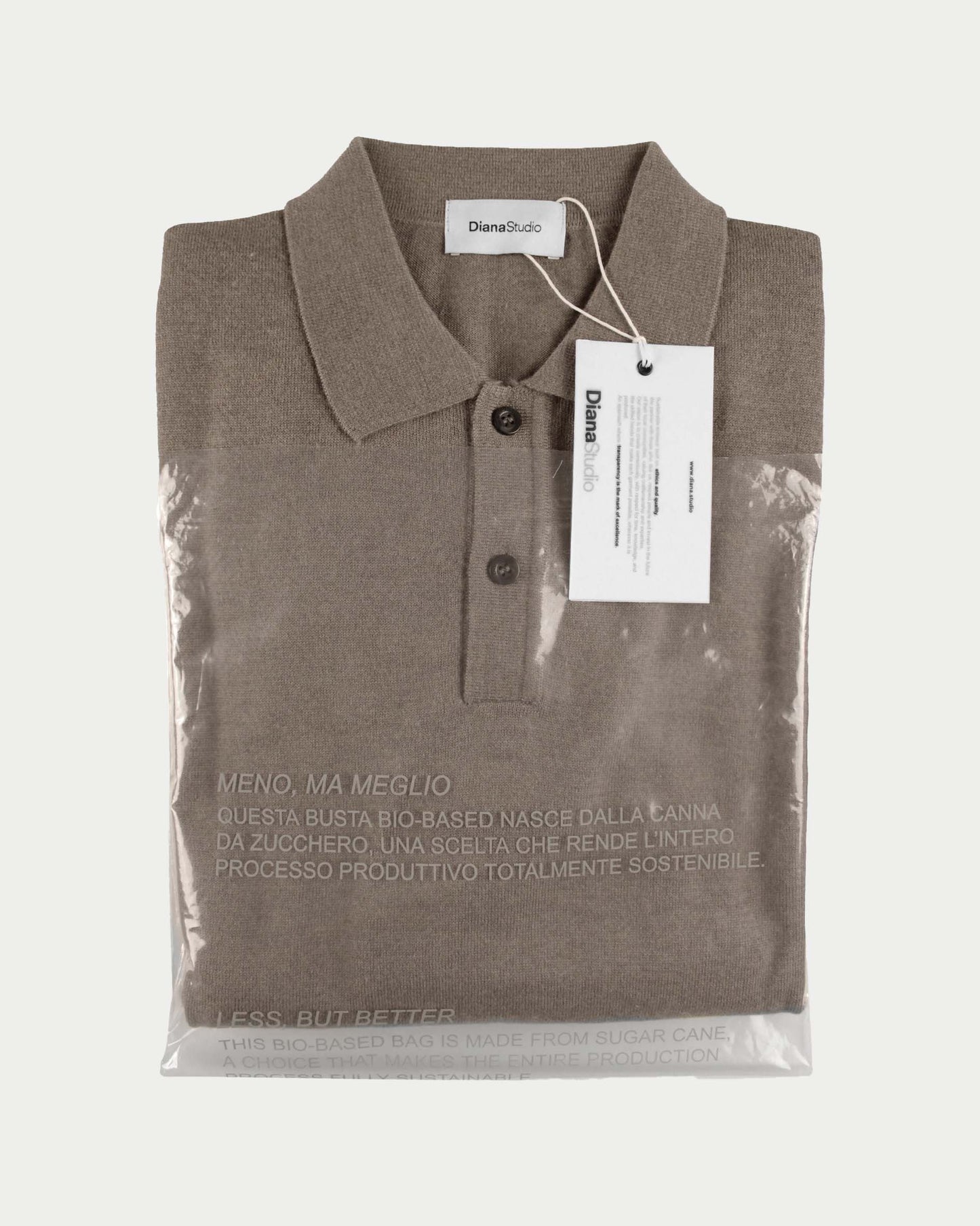Maglia polo merino
