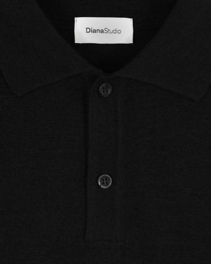 Maglia polo merino
