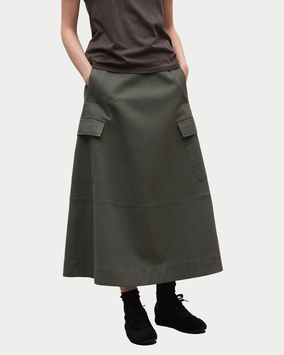 Gonna midi Kano in TENCEL™ Lyocell