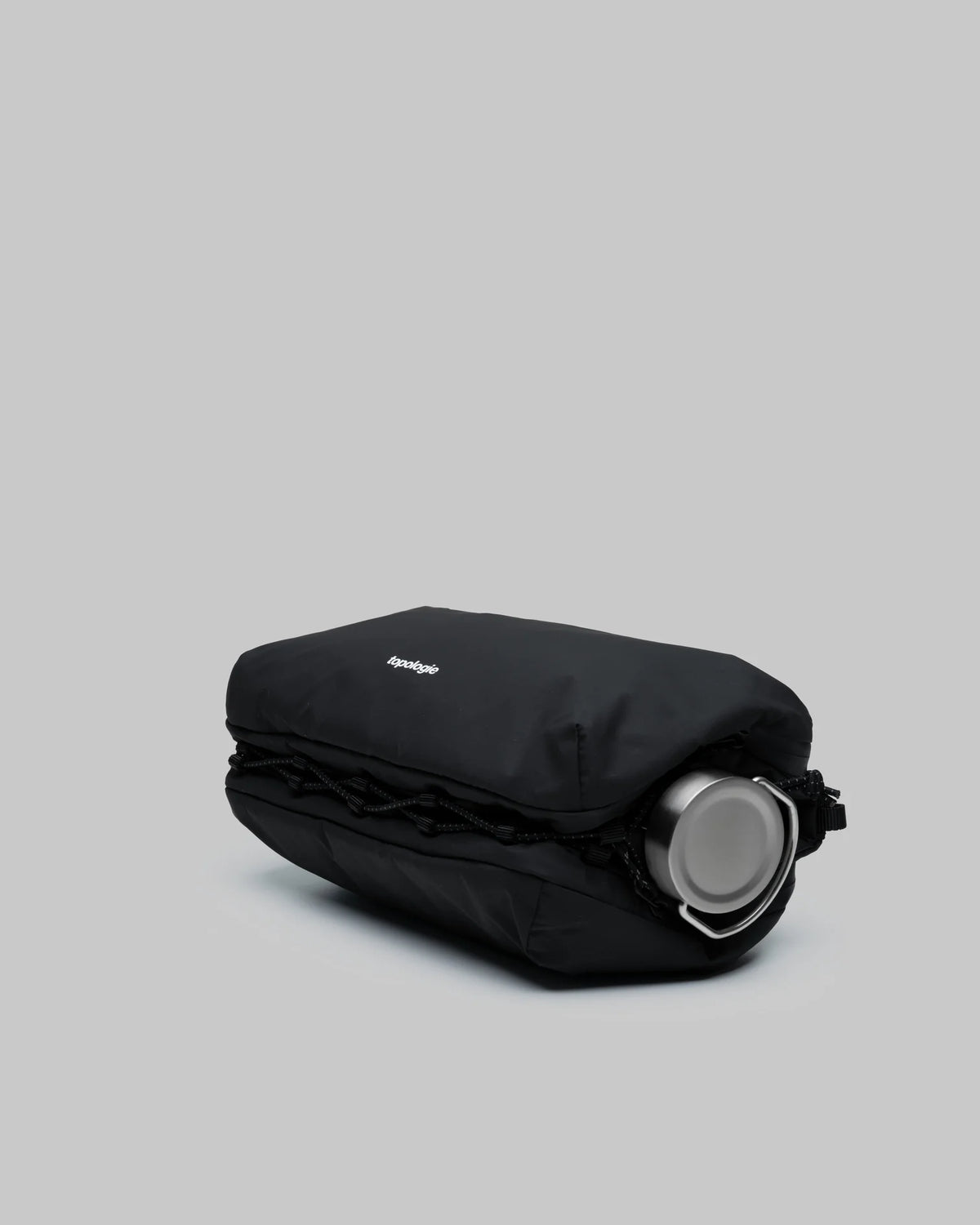 Borsa Bottle Sacoche L Black Ripstop Dry con tracolla 8 mm Rope Flash Black