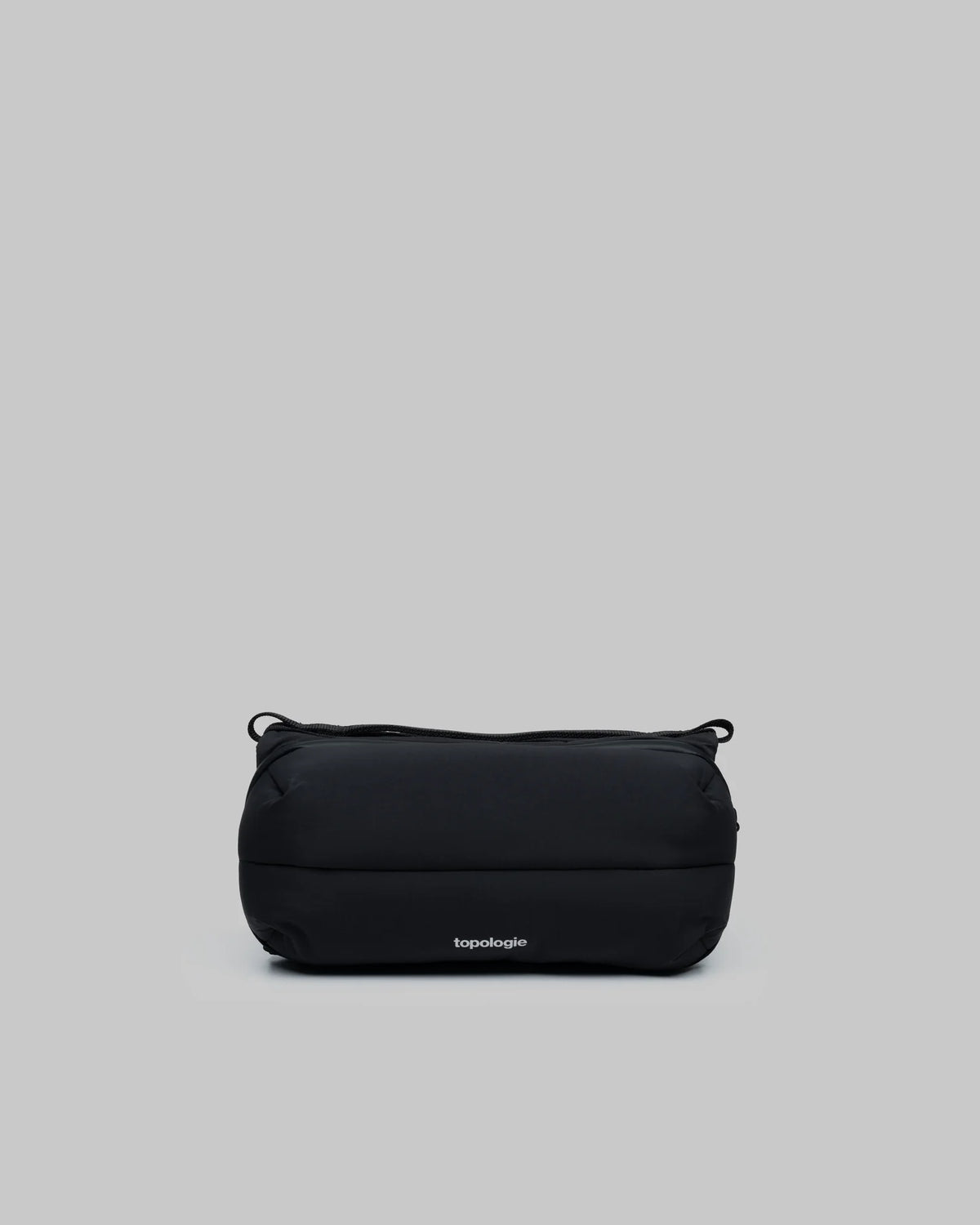 Borsa Bottle Sacoche M Black Silky Peach con tracolla 6mm Flash Black