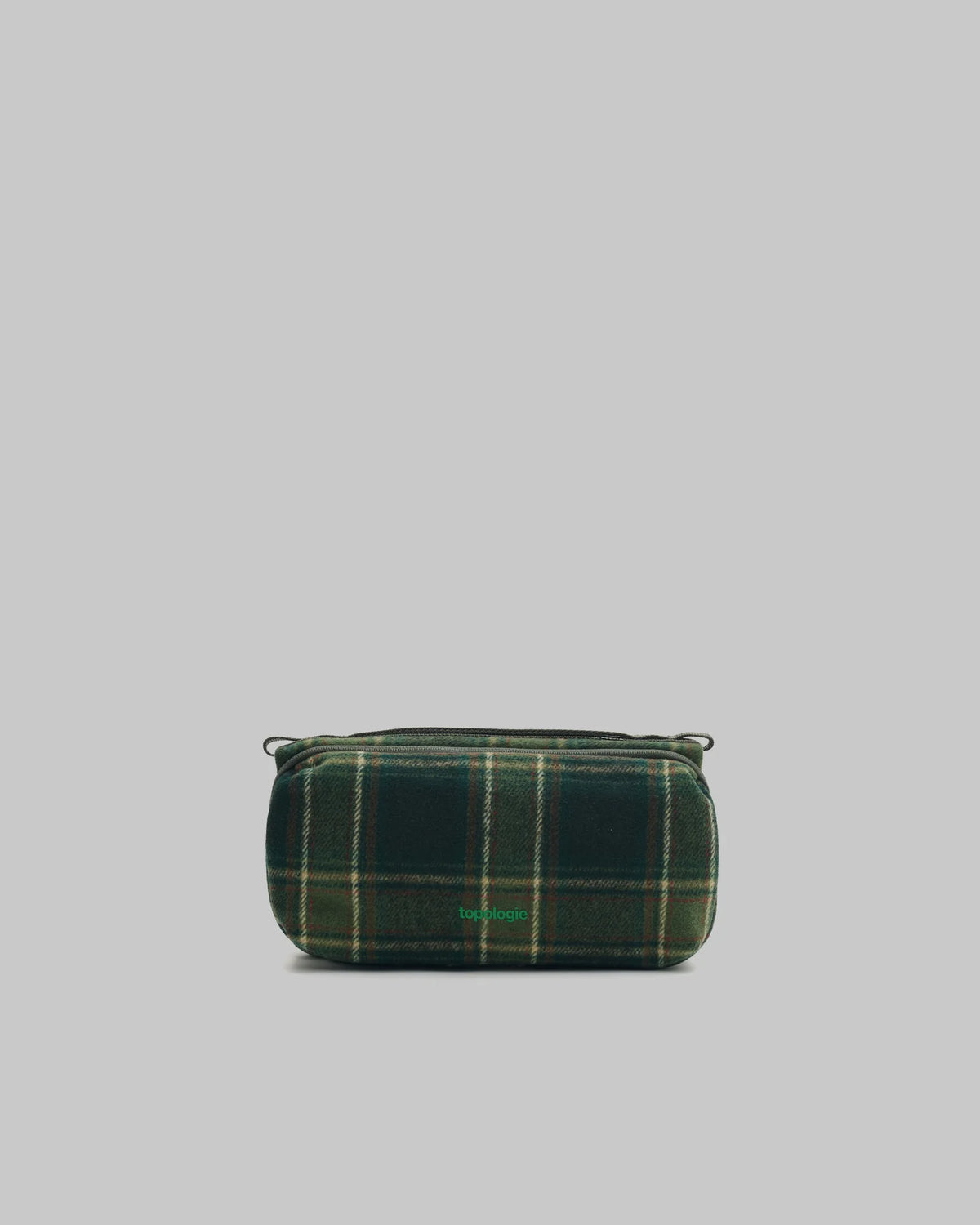 Borsa Bottle Sacoche M Green Check con 8 mm Rope Sage Lattice