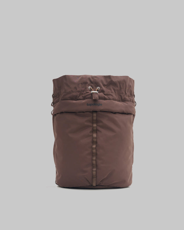 Borsa Cargo Rucksack Small Cocoa con Puffer Wrist Strap Moss