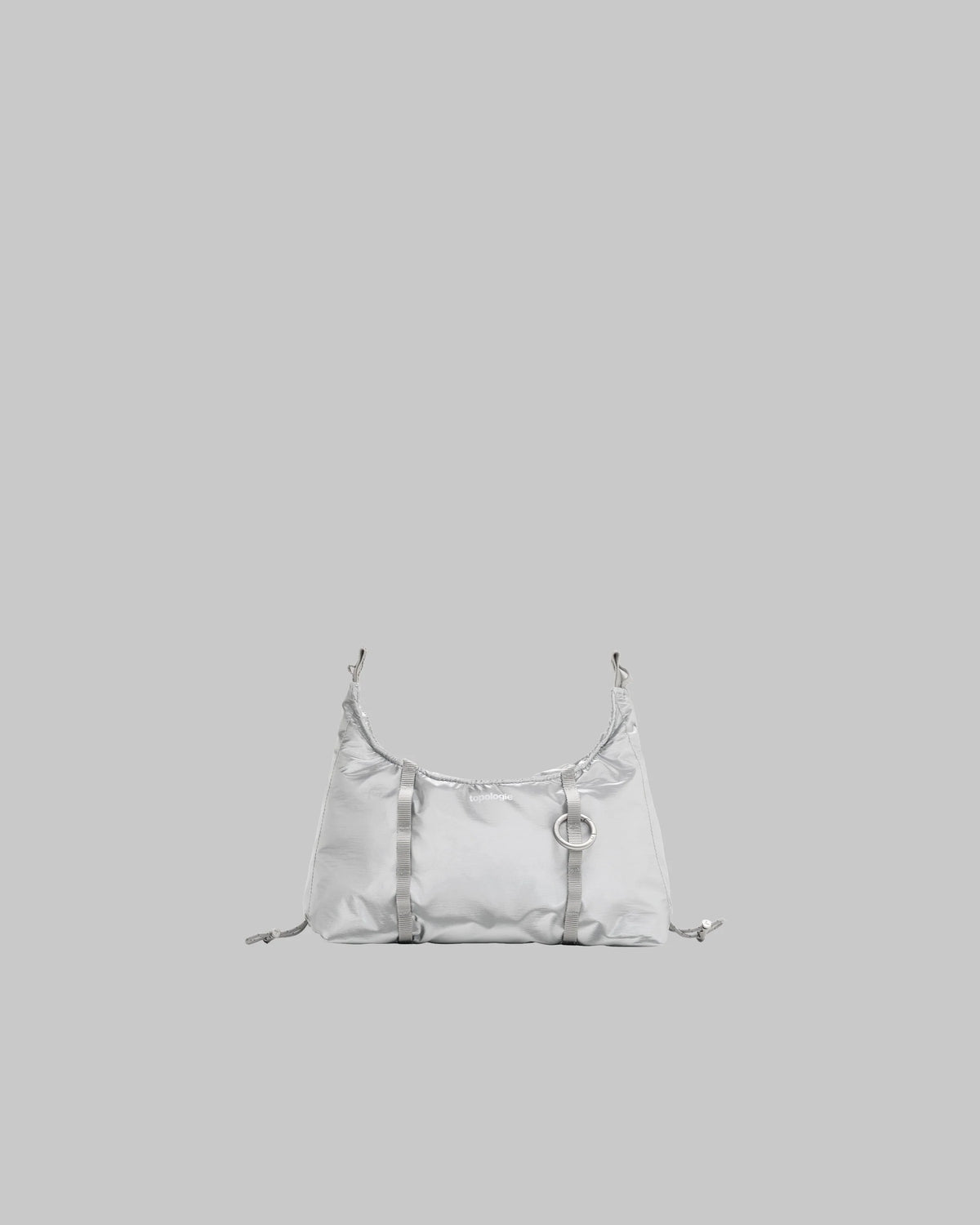 Borsa hobo mini in argento