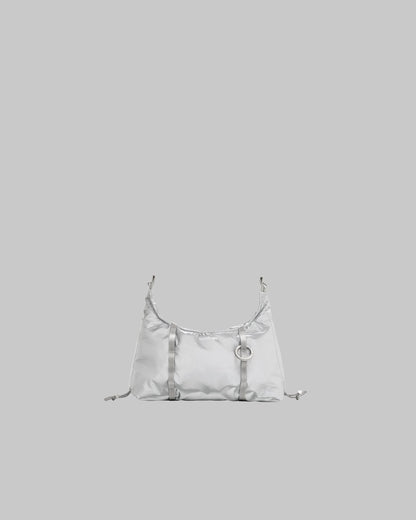 Borsa hobo mini in argento
