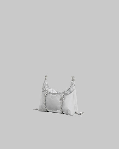 Borsa hobo mini in argento