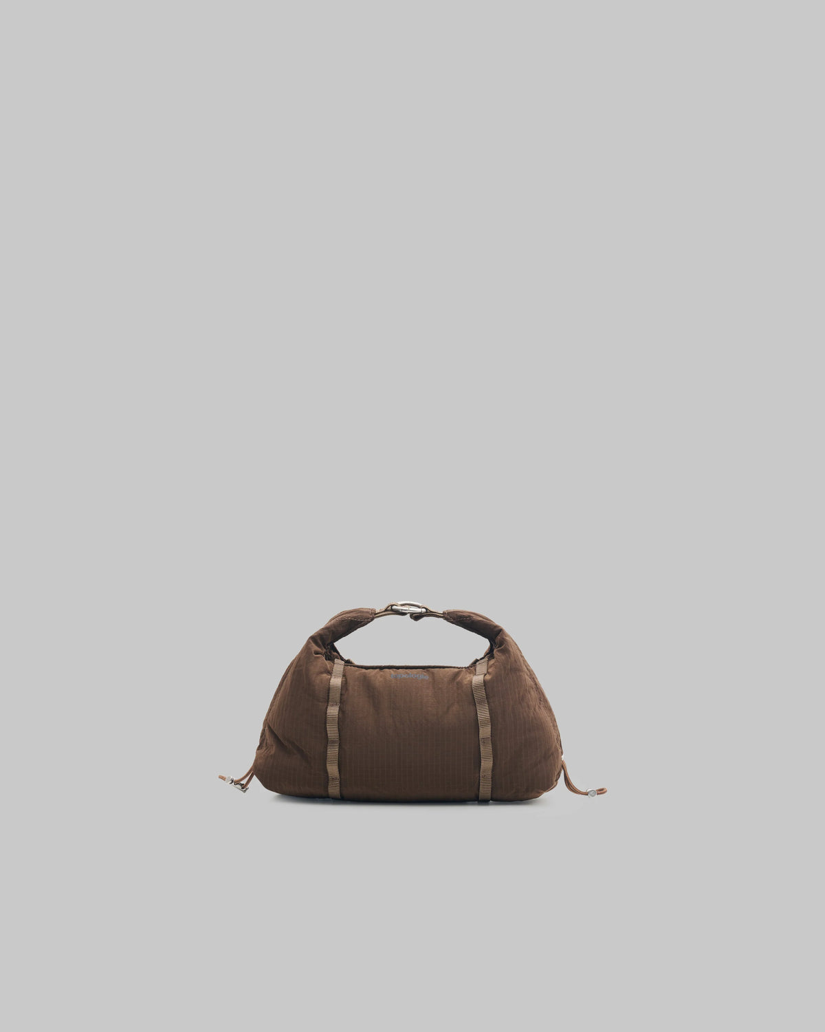 Borsa Cloud Hobo Mini Cocoa Vintage Ripstop con tracolla 8 mm Rope Sage Lattice