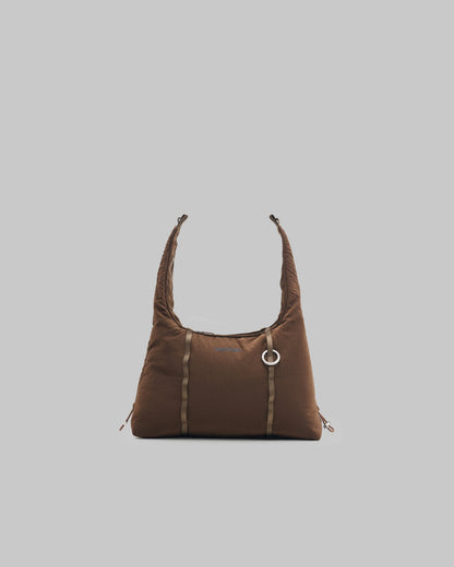 Borsa Hobo Cloud Cocoa con Corde Fluo