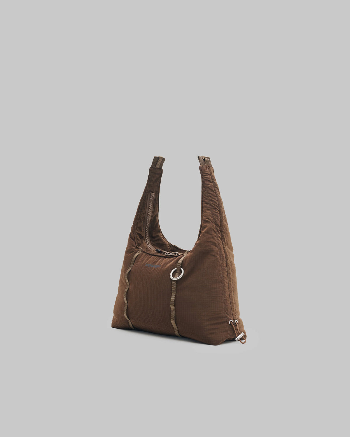 Borsa Hobo Cloud Cocoa con Corde Fluo