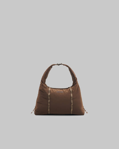 Borsa Hobo Cloud Cocoa con Corde Fluo