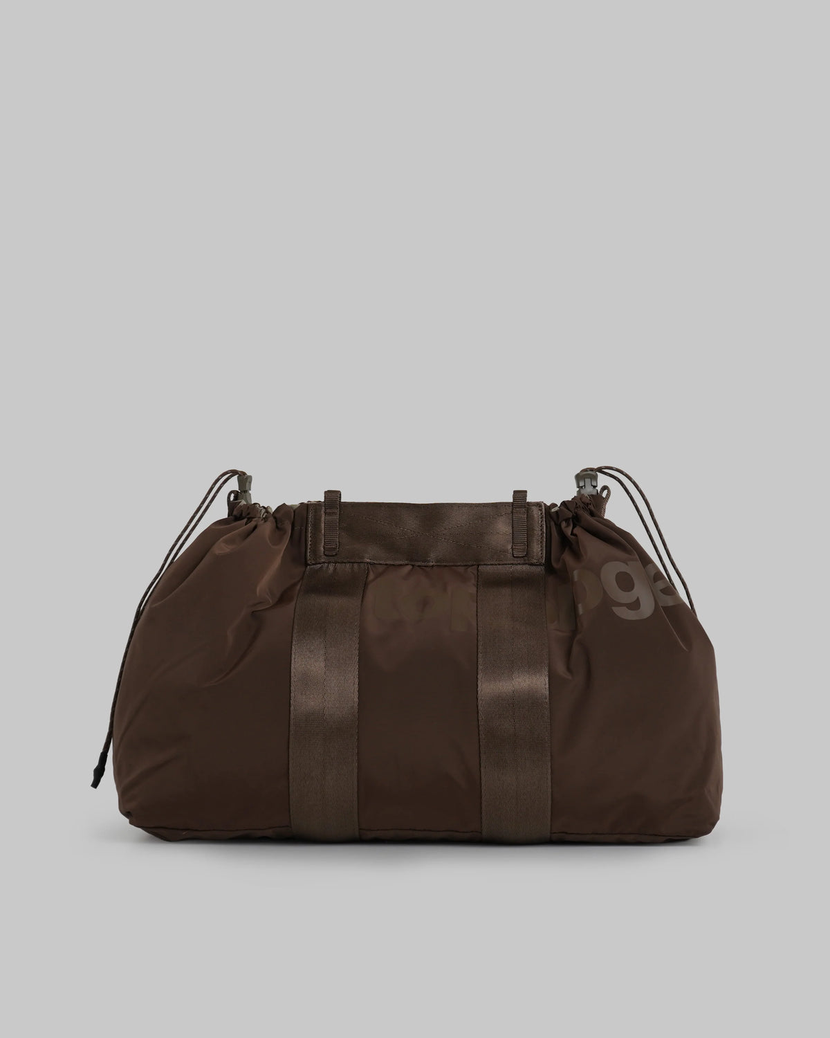 Borsa Tote Wide Medium Cocoa Trenchcoat con Bungee Wrist Strap Warm Sand