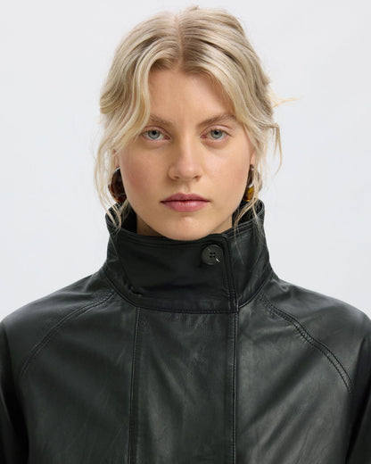 Leather jacket