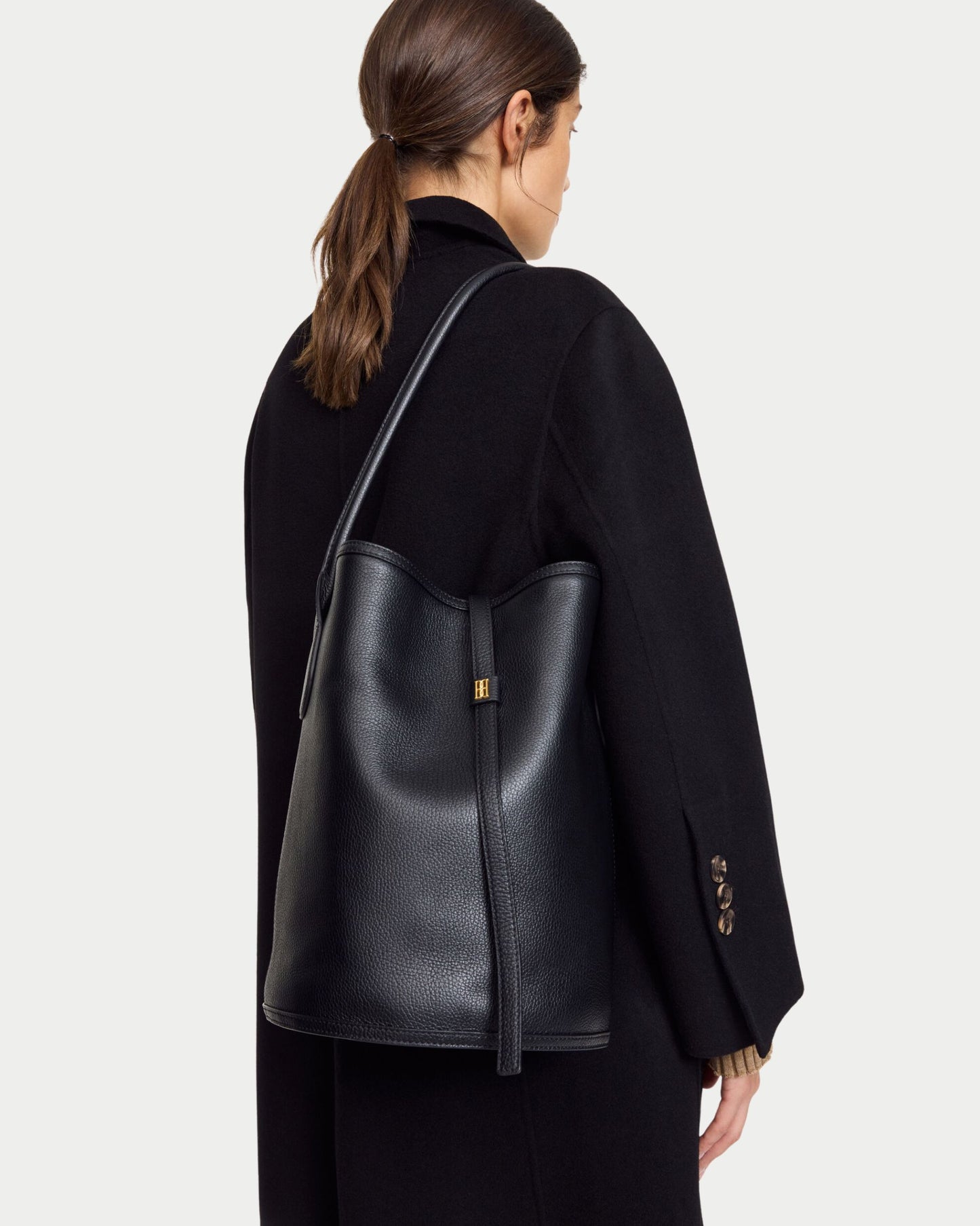 Borsa bucket bag Maryllon in pelle