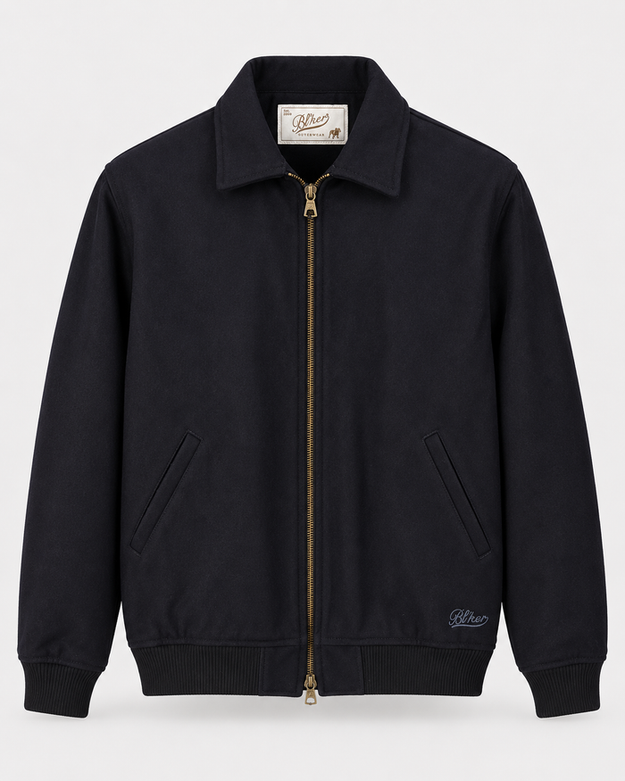 Giacca bomber in lana