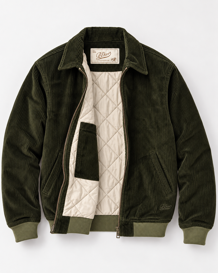 Giacca bomber in velluto