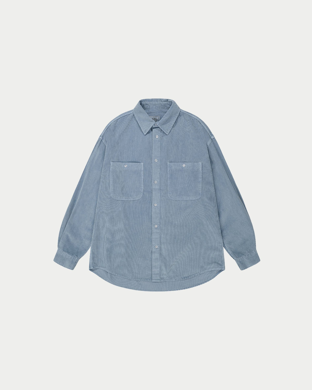 Camicia in velluto a coste con pigmenti