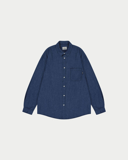 Camicia in chmbray calda