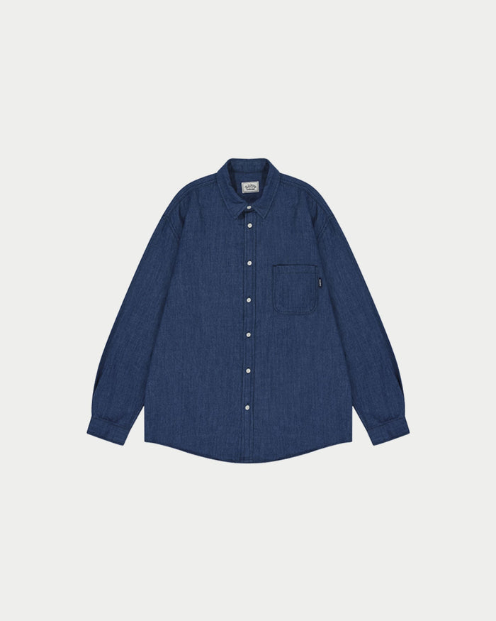 Camicia in chmbray calda