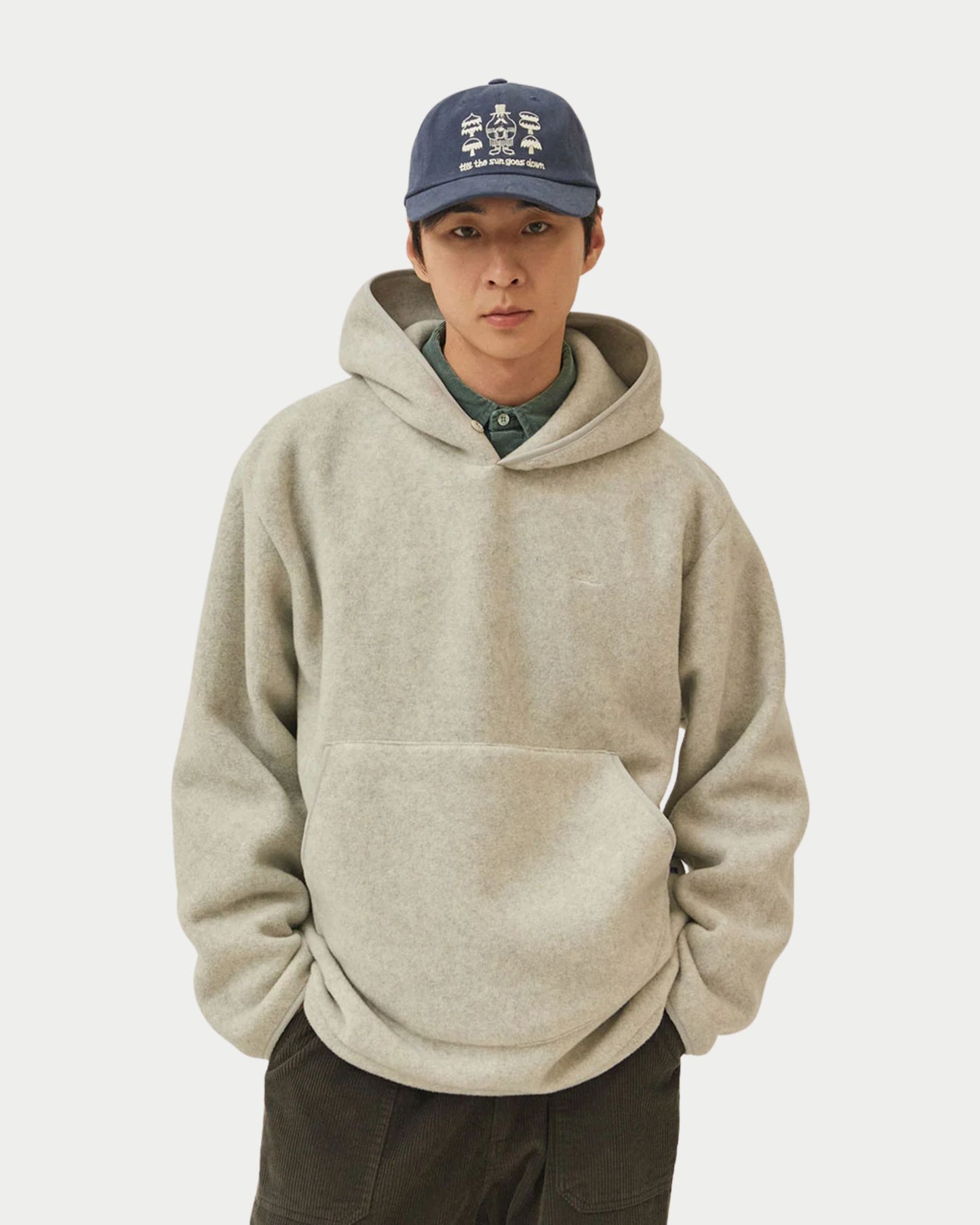 Sunrise button-up hoodie