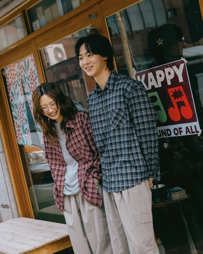 Plaid flannel shirt