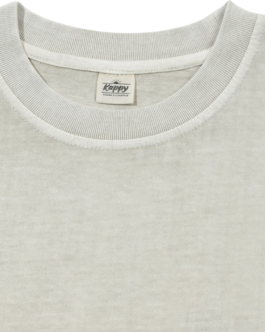 T-Shirt pigment unisex oatmeal