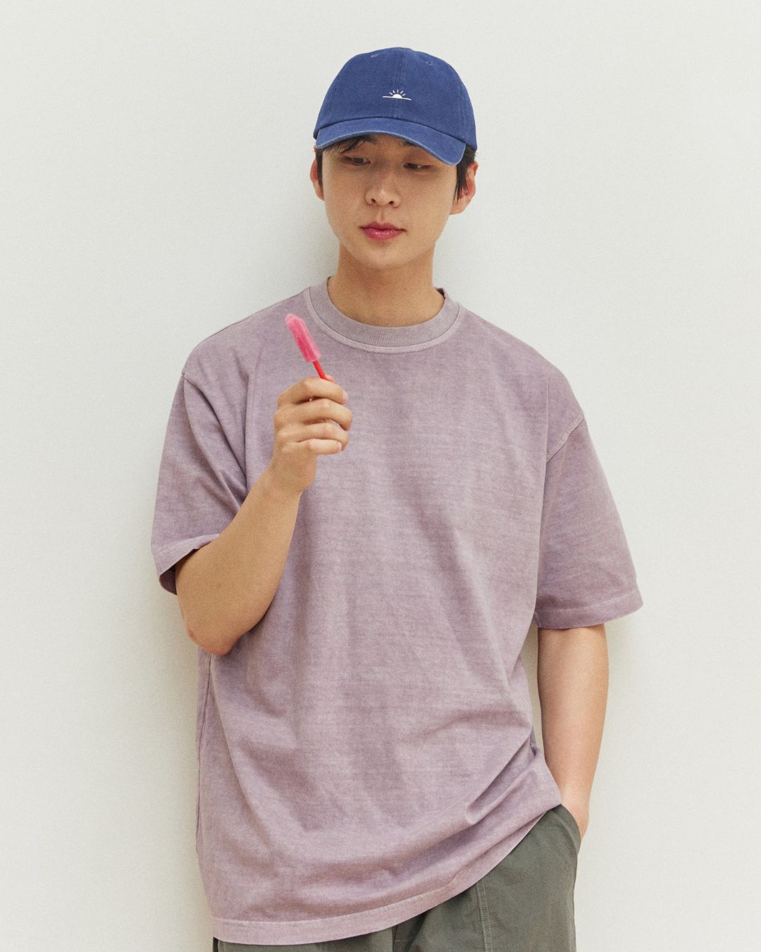 T-Shirt pigment unisex lilac