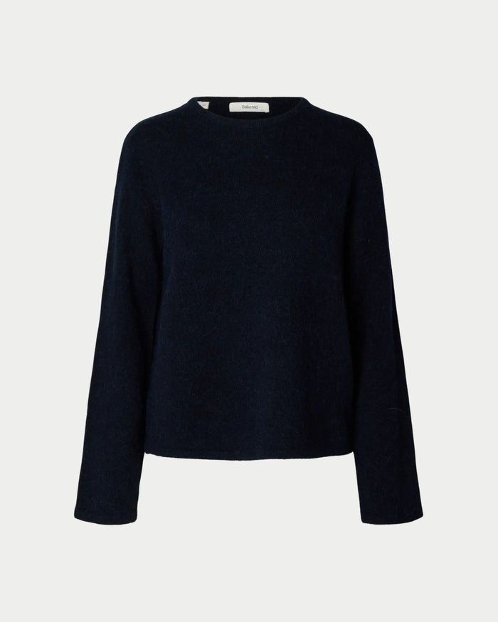Maglia girocollo a maniche lunghe regular fit