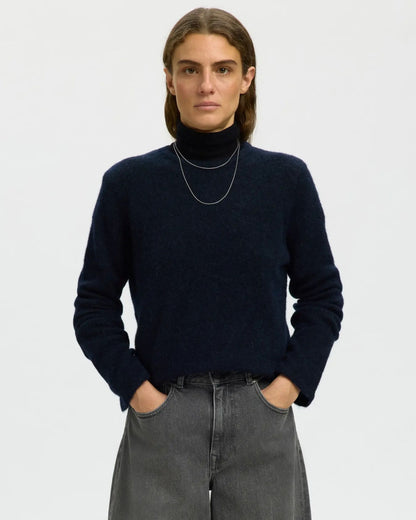 Maglia girocollo a maniche lunghe regular fit