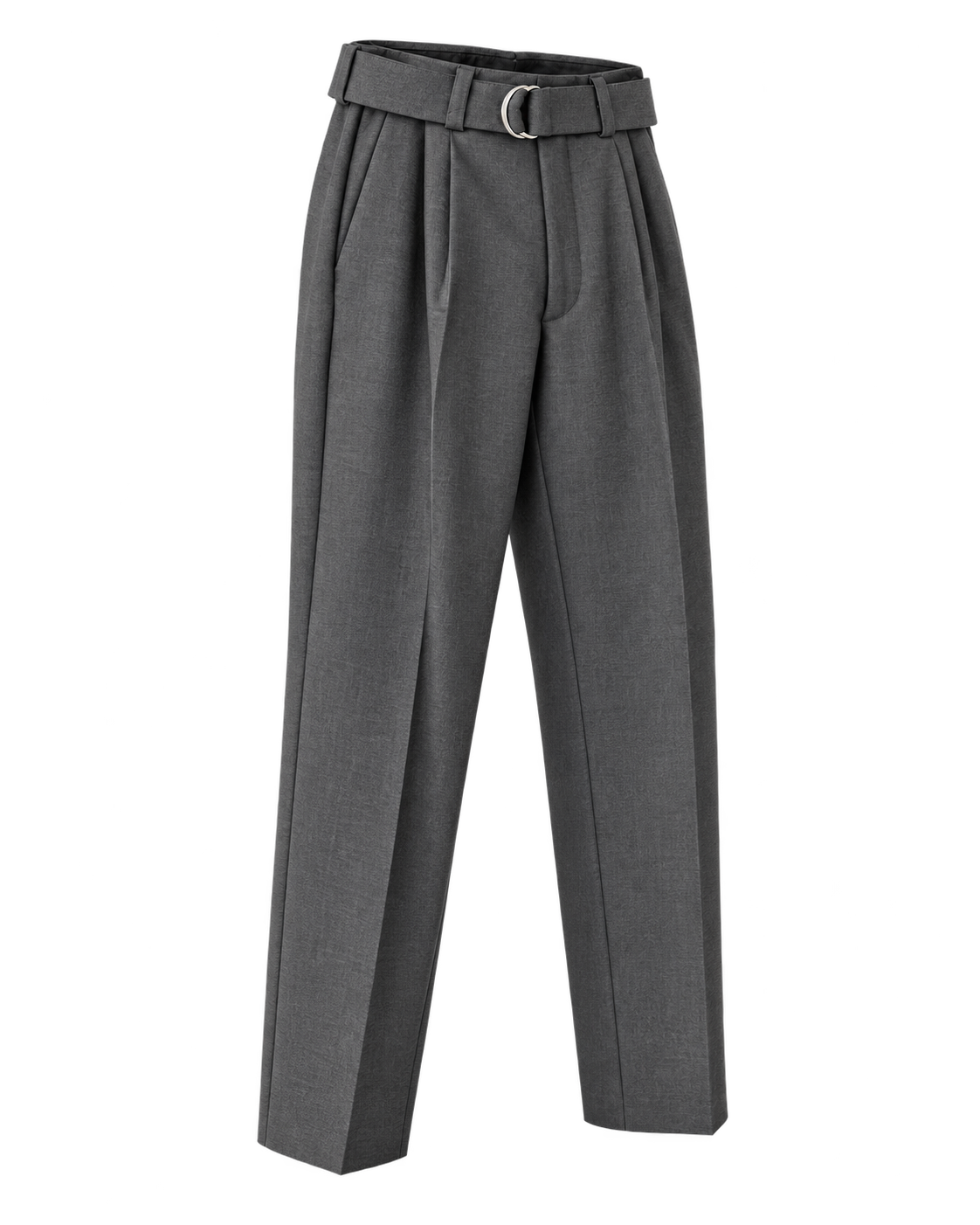 Hosen mit Gürtel und Bundfalten