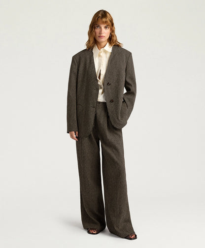 Blazer Mary in cotone e lino