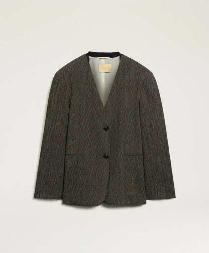 Blazer Mary in cotone e lino