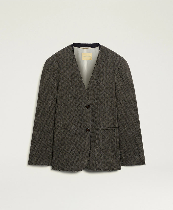Blazer Mary in cotone e lino