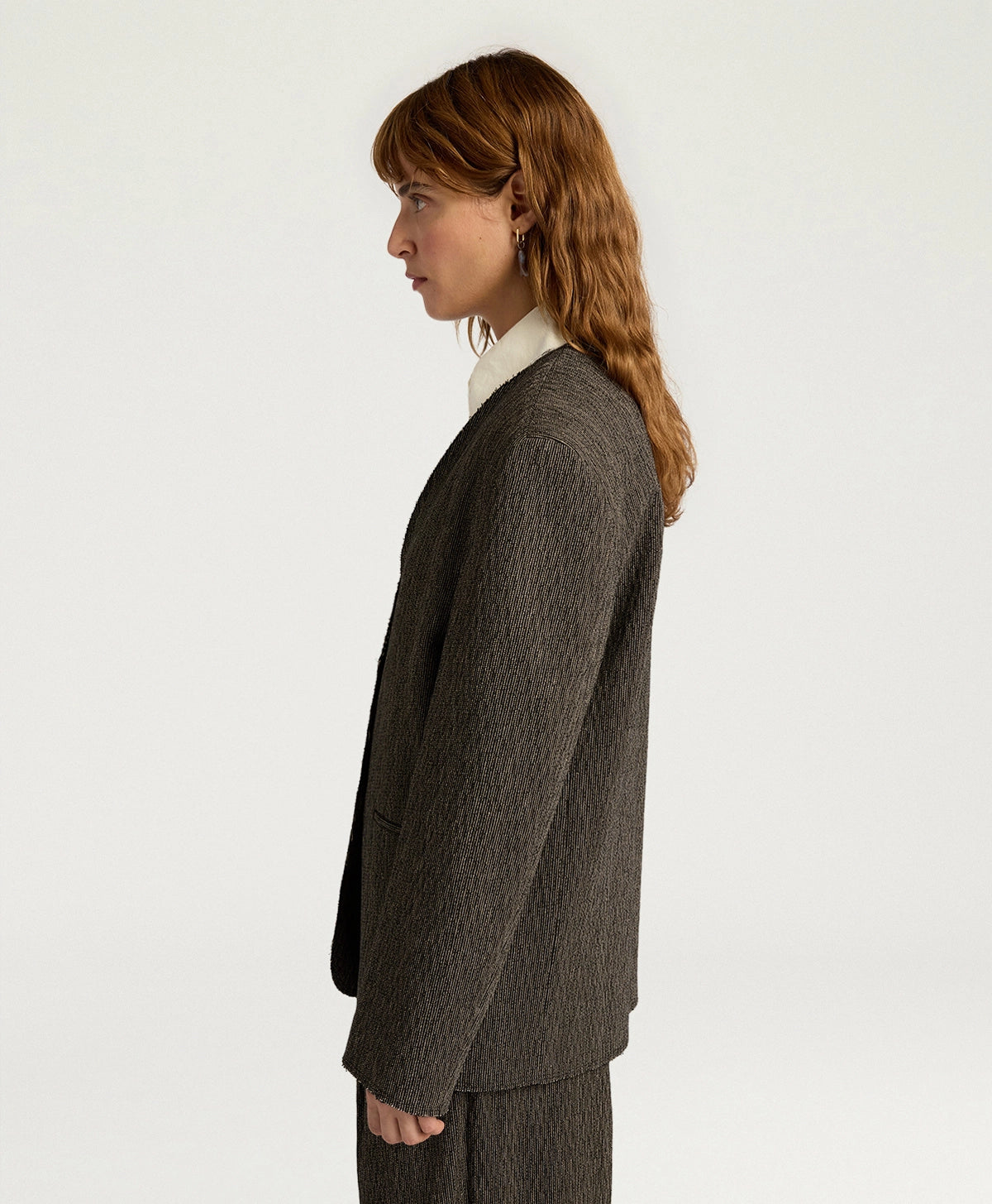 Blazer Mary in cotone e lino