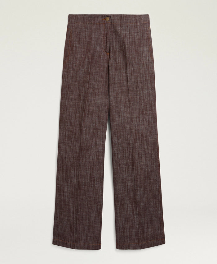 Pantaloni cimayo in denim moro