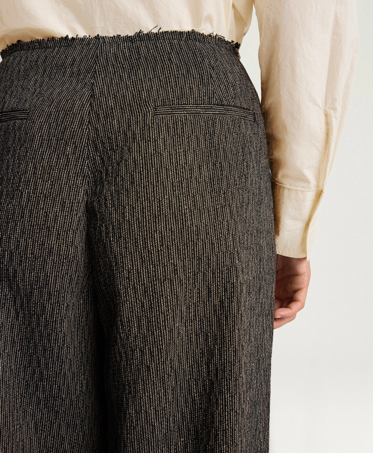 Pantaloni Sierrao in cotone e lino