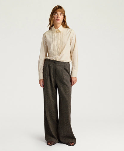 Pantaloni Sierrao in cotone e lino