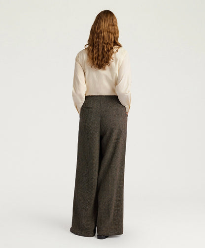 Pantaloni Sierrao in cotone e lino