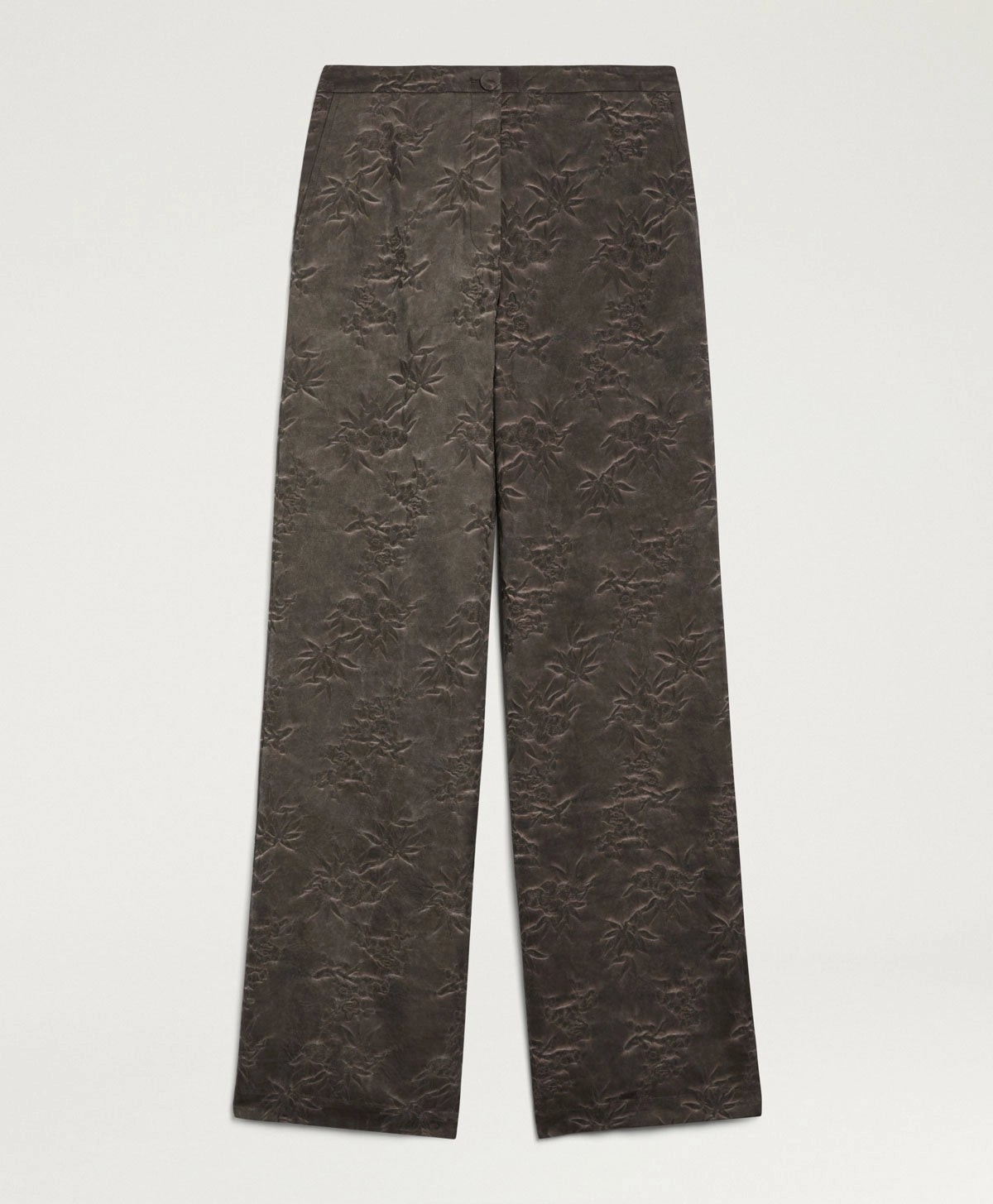 Pantaloni candeo in jacquard di viscosa