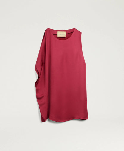 Top Lobo in cady di viscosa