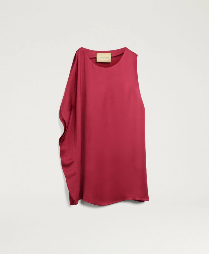 Top Lobo in cady di viscosa