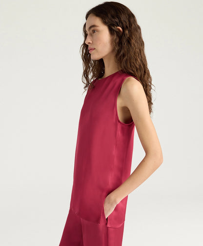 Top Lobo in cady di viscosa