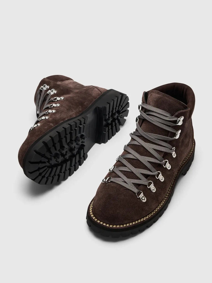 Lederstiefel im Hiking-Stil