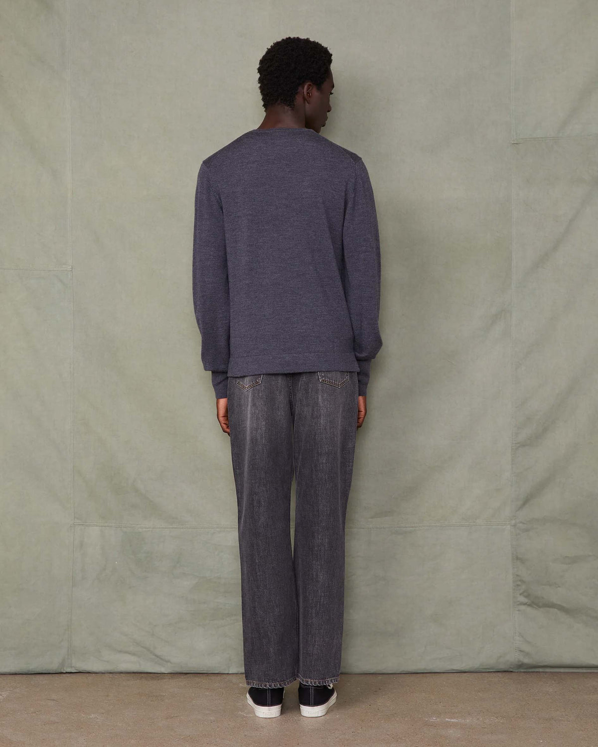 Maglia Nina in lana Merino girocollo