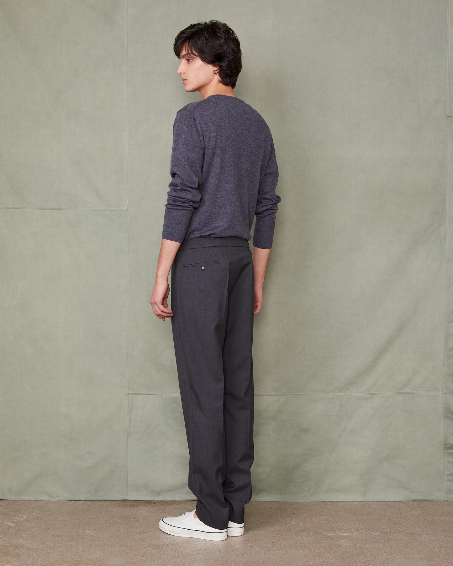 Pantaloni Drew in lana Fresco