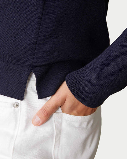 Maglia Nina in lana Merino collo alto