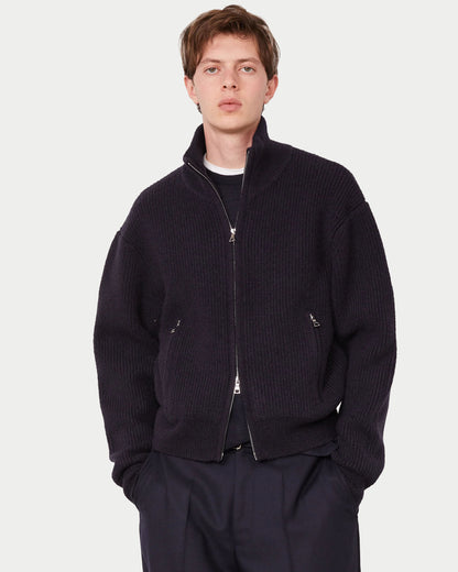 Giacca Florys in lana effetto teddy con zip integrale