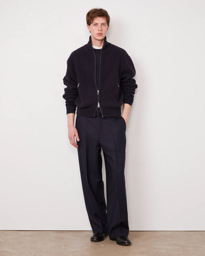Giacca Florys in lana effetto teddy con zip integrale