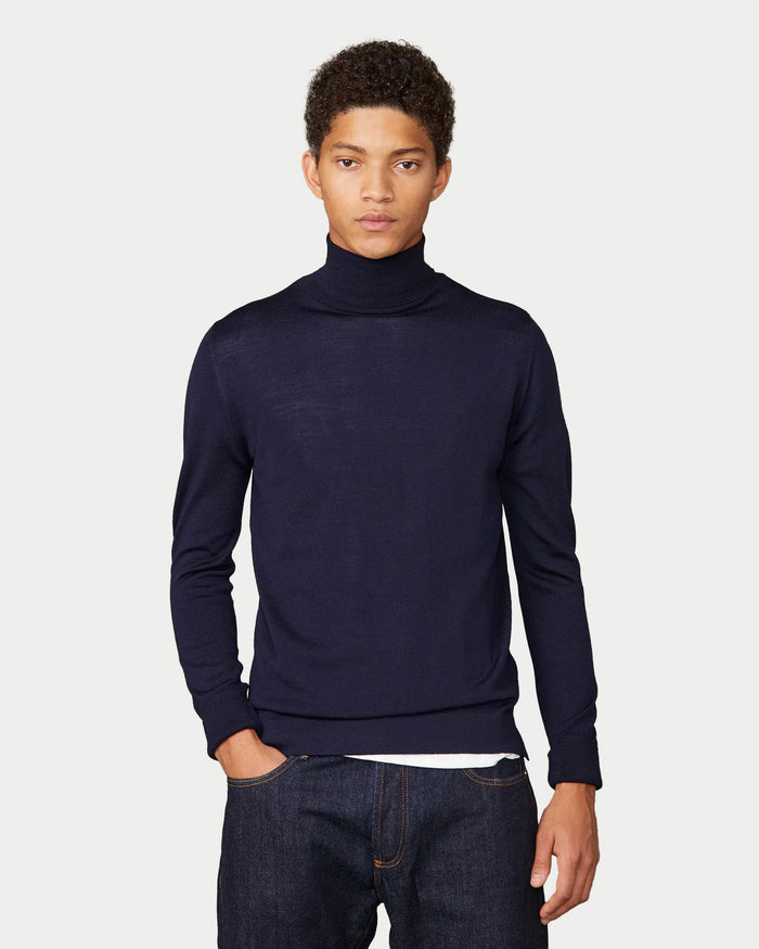 Maglia Nina in lana Merino collo alto