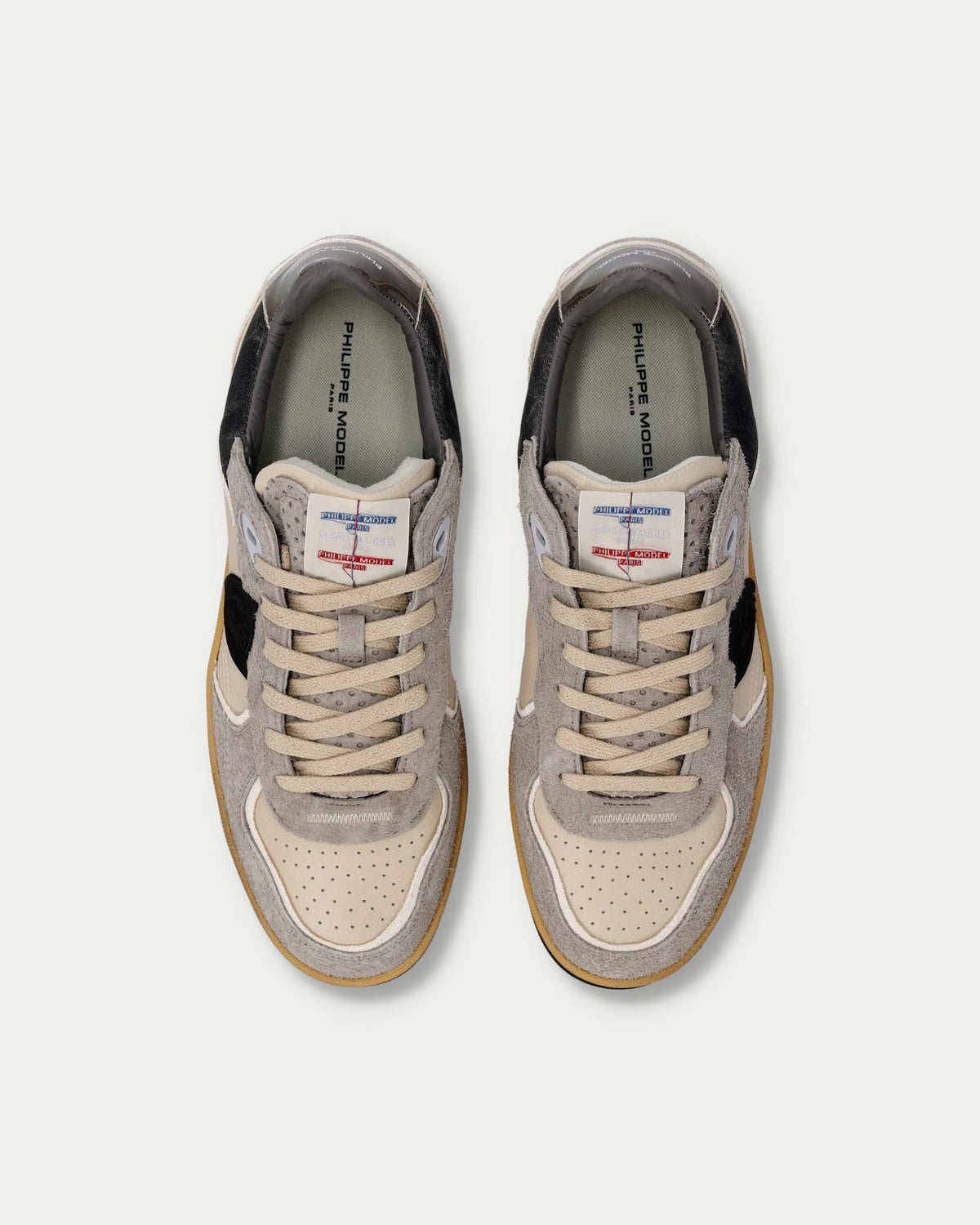 Men's PGAL Low Leather and Fabric Sneakers